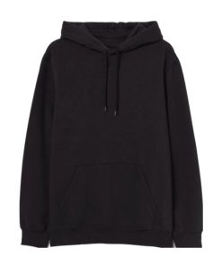 Black Pullover Style Hoodie