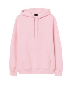 Casual Pink Hoodie