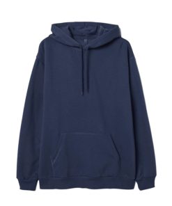 Navy Blue Fleece Hoodie