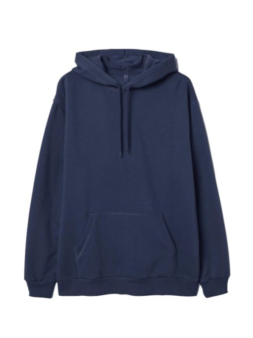 Navy Blue Fleece Hoodie