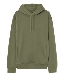 Olive Green Pullover Hoodie