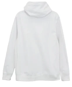 White Pullover Fleece Hoodie