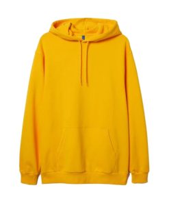 Yellow Pullover Fleece Hoodie