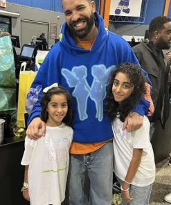 Drake Blue Fleece Hoodie