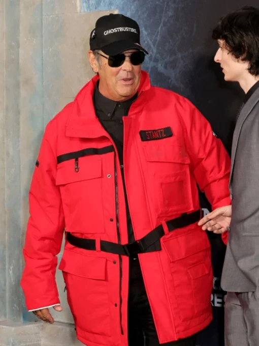 Ghostbusters Frozen Empire Dan Aykroyd Red Jacket