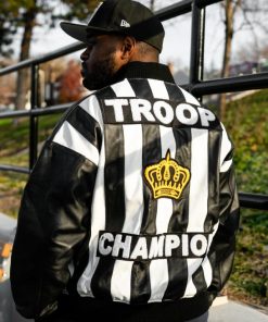 LL Cool J Troop Champion Black Jacket