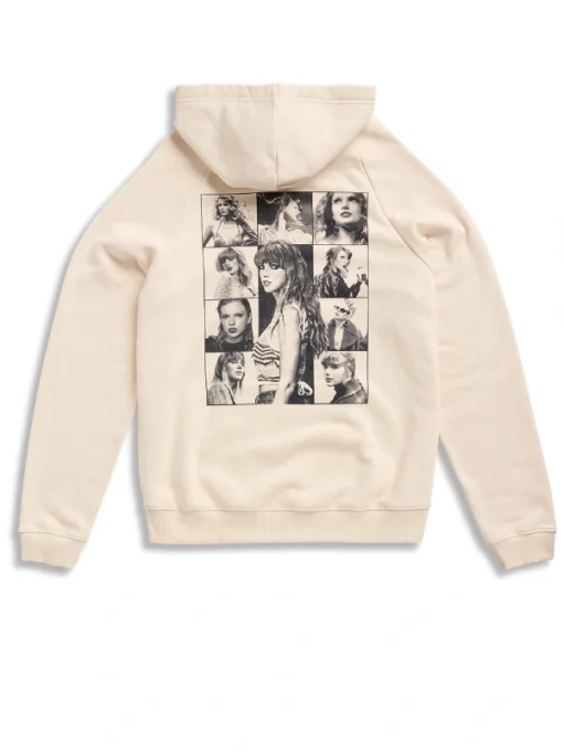 Taylor Swift The Eras International Tour Beige Hoodie