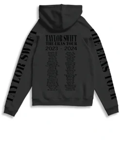 Taylor Swift The Eras International Tour Black Photo Hoodie