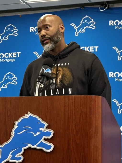 Brad Holmes Detroit Lions Positional Villain Hoodie