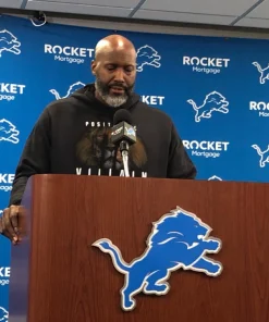 Detroit Lions Brad Holmes Positional Villain Hoodie