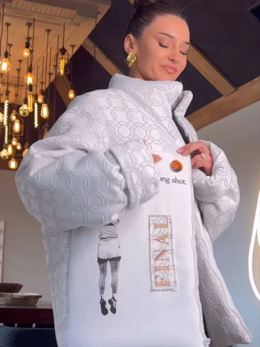 Kristin Juszczyk Caitlin Clark Jacket