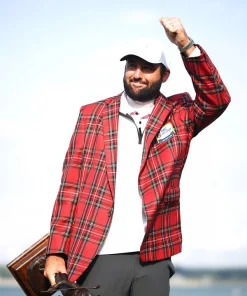 Scottie Scheffler RBC Heritage Red Plaid Jacket