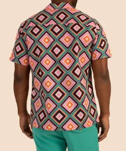 Joel Kim Booster TV Series Loot Season 02 Nicholas Diamond Print Shirt