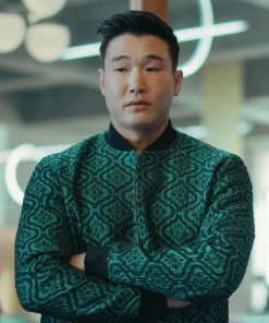 Loot S02 Joel Kim Booster Green Bomber Jacket