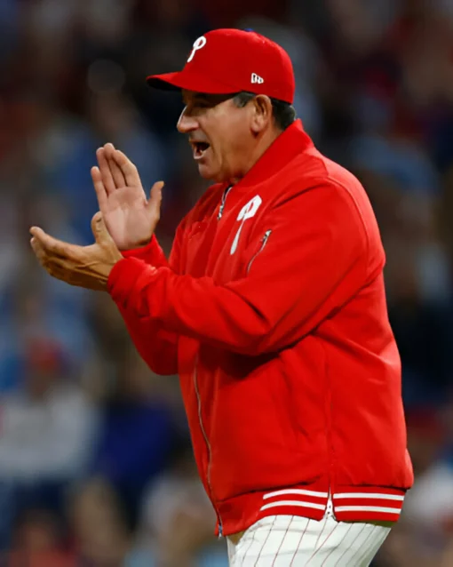 Philadelphia Phillies Full-Zip Red Jacket