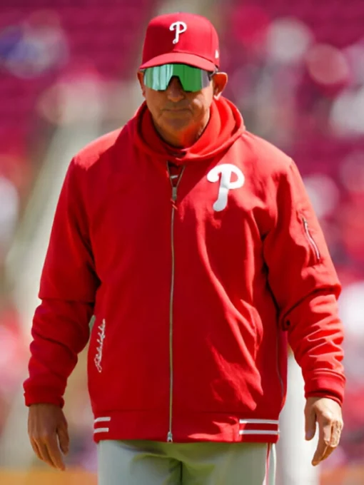 Philadelphia Phillies Red Bomber Jacket