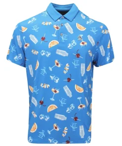 U.S. Open 2024 Penguin Golf Cocktail Print Polo Shirt