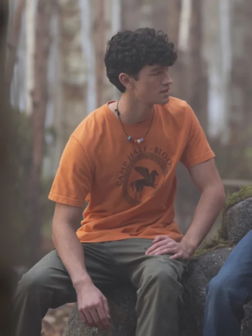 Percy Jackson And The Olympians Camp Half Blood Orange Shirt