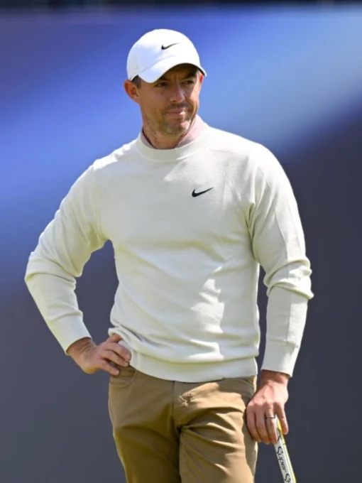 The 152nd Open Rory McIlroy White Sweatshirt