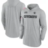 Dallas Cowboys Salute To Service 2024 Long Sleeve Hooded T-Shirt