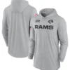 Los Angeles Rams 2024 Salute To Service Long Sleeve Hooded T-Shirt
