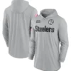 Pittsburgh Steelers 2024 Salute To Service Long Sleeve Hooded T-Shirt
