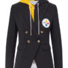 Pittsburgh Steelers Veronica Beard Black Dickey Jacket