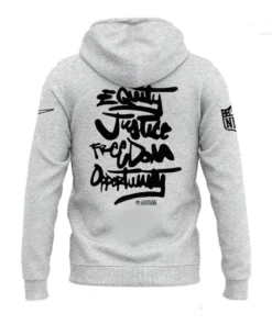 Be A Change Maker Pittsburgh Steelers Grey Hoodie