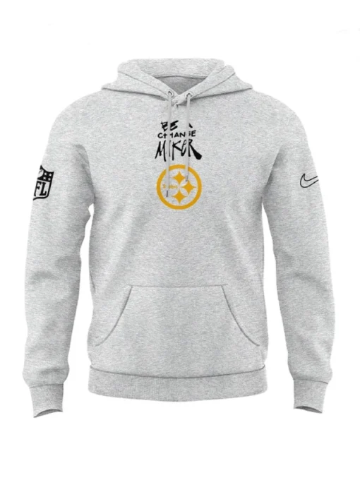Pittsburgh Steelers Be A Change Maker Grey Hoodie