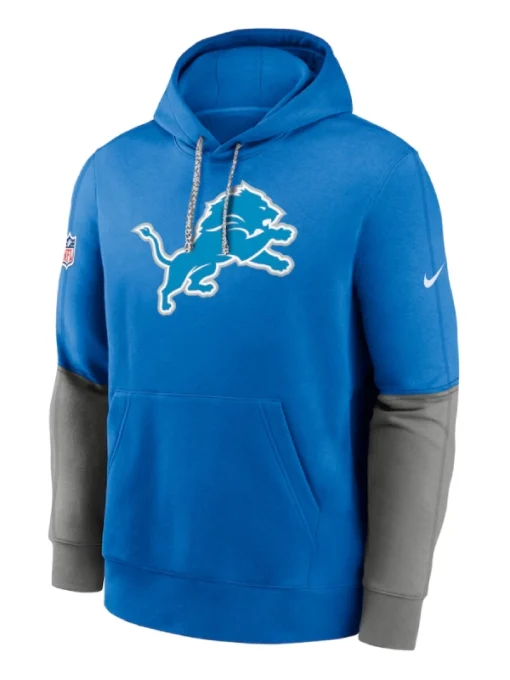 Sideline Detroit Lions 2024 Blue Club Hoodie