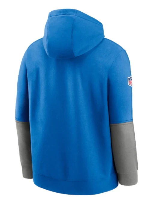 Sideline Detroit Lions Blue 2024 Club Hoodie