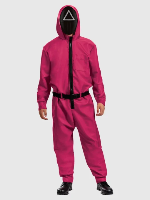 Squid Game Guard Pink Jumpsuit