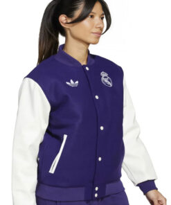 Chinese New Year Real Madrid Purple And White Jacket