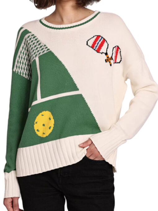 Helen Decatur Sweet Magnolias S04 Heather Headley Pickleball Crewneck Sweater