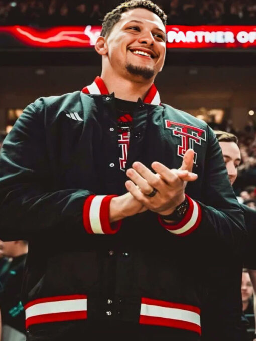 Patrick Mahomes Houston v Texas Tech Black Jacket