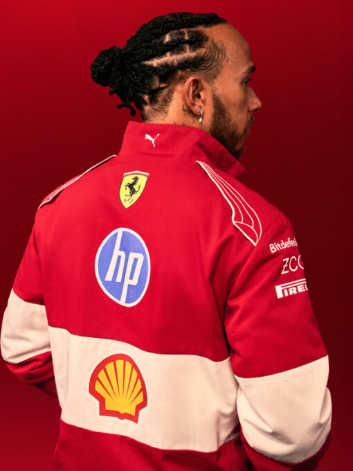 F1 Scuderia Ferrari 2025 Team Racing Jacket