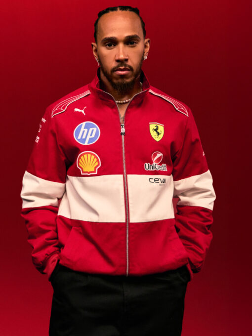 Scuderia Ferrari F1 2025 Team Racing Jacket