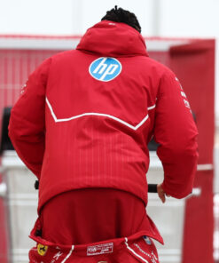 Scuderia Ferrari F1 HP 2025 Red Hooded Jacket
