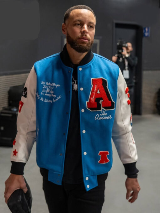 Stephen Curry Allen Iverson Jacket