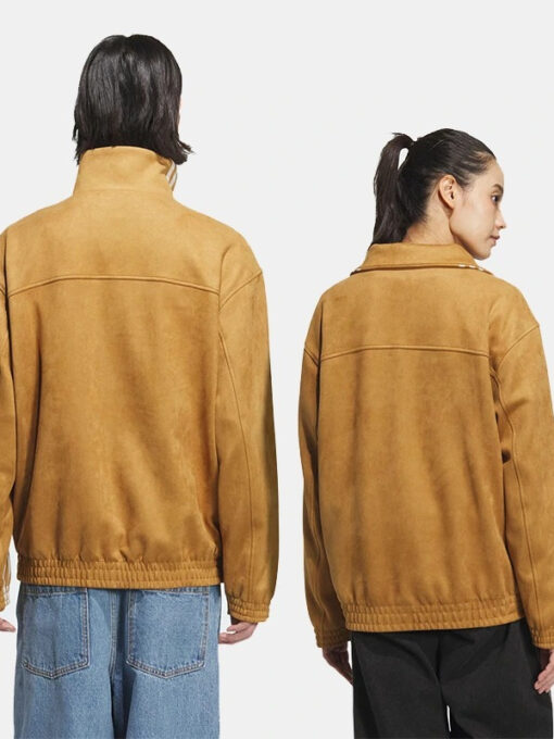 Chinese New Year Suede Jacket Mustard