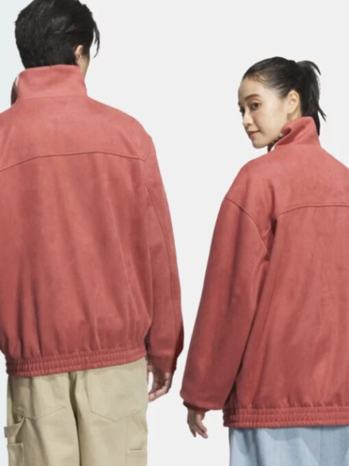 Chinese New Year Suede Jacket Red