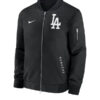 Los Angeles Dodgers Black Dugout Bomber Jacket