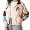 Philadelphia Phillies Cream Color Block Jacket