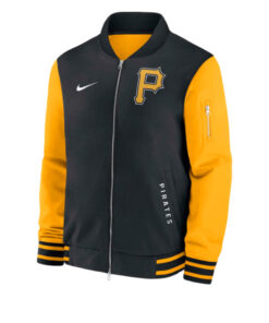 Pittsburgh Pirates Dugout Full-Zip Bomber Jacket