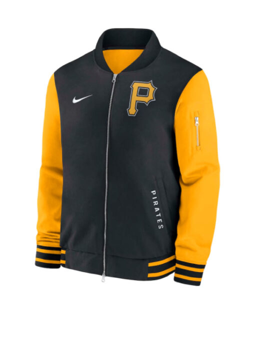 Pittsburgh Pirates Dugout Full-Zip Bomber Jacket