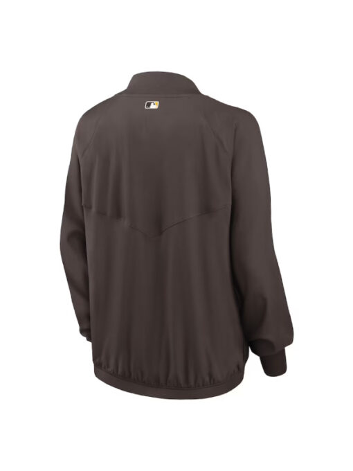 San Diego Padres Brown Team Raglan Performance Jacket