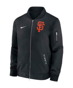 San Francisco Giants Dugout Black Bomber Jacket