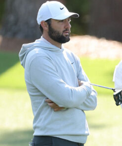 Scottie Scheffler The Masters Practice Day Grey Hoodie