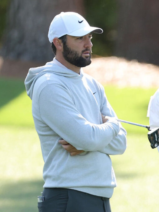 Scottie Scheffler The Masters Practice Day Grey Hoodie