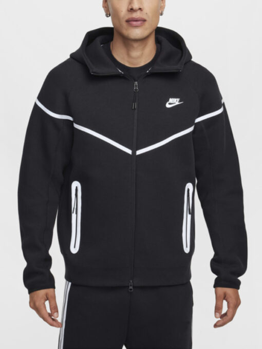 Tech Windrunner Black Reflective Jacket
